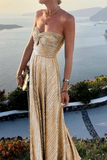 Momentlover Fashion Solid Hollowed Out Strapless Cake Skirt Dresses(7 Colors)