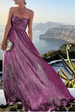 Momentlover Fashion Solid Hollowed Out Strapless Cake Skirt Dresses(7 Colors)