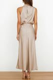 Momentlover Celebrities Simplicity Solid Zipper Half A Turtleneck A Line Dresses(6 Colors)