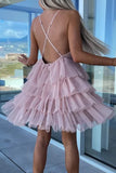 Momentlover Sexy Sweet Celebrities Solid Backless V Neck Evening Dress Dresses
