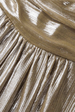 Momentlover Fashion Solid Hollowed Out Strapless Cake Skirt Dresses(7 Colors)