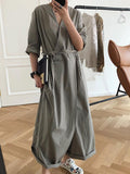 Momentlover Original Empire Elasticity Wide Leg Jumpsuits