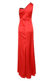 Momentlover Sexy Celebrities Solid Sequins Patchwork One Shoulder Evening Dress Dresses
