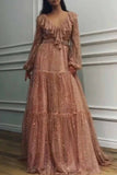 Momentlover Elegant Patchwork V Neck Princess Dresses