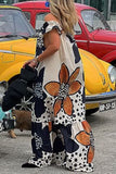 Momentlover College Print Off the Shoulder Printed Dress Dresses