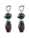 Momentlover Split-Joint Geometric Drop Earrings