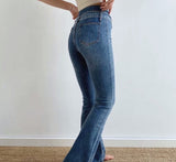 themeisles - Hot Girl Denim Flare Jeans