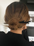 Momentlover Solid Color Geometric Hair Accessories