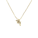 WHOLESALE copper micro-inlaid zircon cute necklace