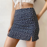 themeisles - Eloise Floral Split Skirt