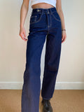 themeisles - Cowboy Top Stitch Jeans