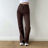 themeisles - Coffee Time Brown Trousers