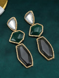 Momentlover Split-Joint Geometric Drop Earrings