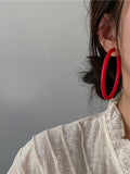 Original Simple Casual Solid Color Geometric Earrings