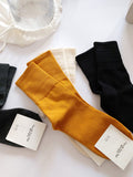 momentlover Casual Simple 9 Colors Socks