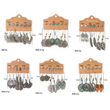 Love hollow half-round earrings