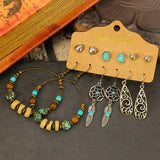 Bohemian tassel earrings