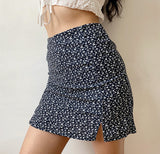 themeisles - Eloise Floral Split Skirt