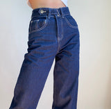 themeisles - Cowboy Top Stitch Jeans