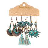 Fashion irregular tassel earrings