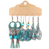 Fashion irregular tassel earrings