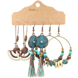 Fashion irregular tassel earrings