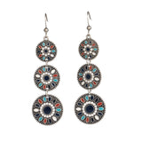 Bohemian oil drop earrings