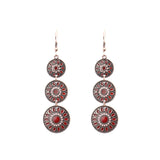 Bohemian oil drop earrings