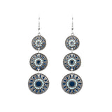 Bohemian oil drop earrings