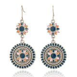 Fashion multi-layer round earrings