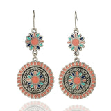 Fashion multi-layer round earrings