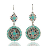Fashion multi-layer round earrings