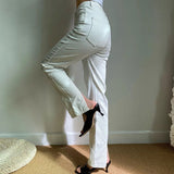 themeisles - Key And Lock Straight Jeans