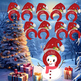 10pcs Christmas Headwear Foil Balloons - Festive Party & Holiday Decorations, Perfect for Photo Booths & Shopping Mall Displays