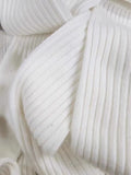 momentlover Casual Solid Color Stockings Accessories