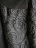 Momentlover Split-Joint Solid Color Jacquard Elasticity Double Layered Loose A-Line Skirts Bottoms