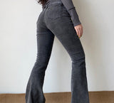 themeisles - Hot Girl Denim Flare Jeans