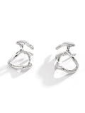 Momentlover Solid Color Geometric Drop Earrings