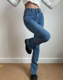 themeisles - Tala Cowgirl Split Jeans