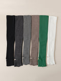 momentlover Wool Solid Color Leg Warmers Accessories