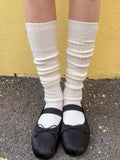 momentlover Casual Solid Color Stockings Accessories
