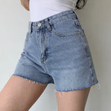 themeisles - 90s Cowboy Denim Shorts