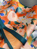 Momentlover Vintage Silk Imitation Printed Scarf