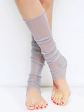 momentlover Sun Protection Mesh Solid Color Sleevelet