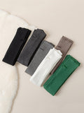 momentlover Wool Solid Color Leg Warmers Accessories