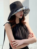 Momentlover Original Solid&Printing Reversible Foldable Sun-Protection Bucket Hat