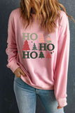 Momentlover Christmas Tree Graphic Dropped Shoulder Sweatshirt
