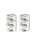Momentlover Solid Color Geometric Drop Earrings
