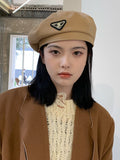 Momentlover 3 Colors Vintage Solid Color Woolen Beret Hat