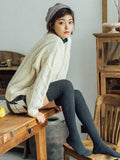momentlover Autumn winter Cotton Knee-high stockings